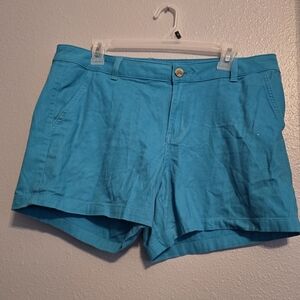 NWT A.N.A. SIZE 12 BLUE Shorts WITH POCKETS.
